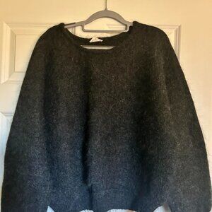 American Vintage Dark Charcoal Crew Neck Sweater